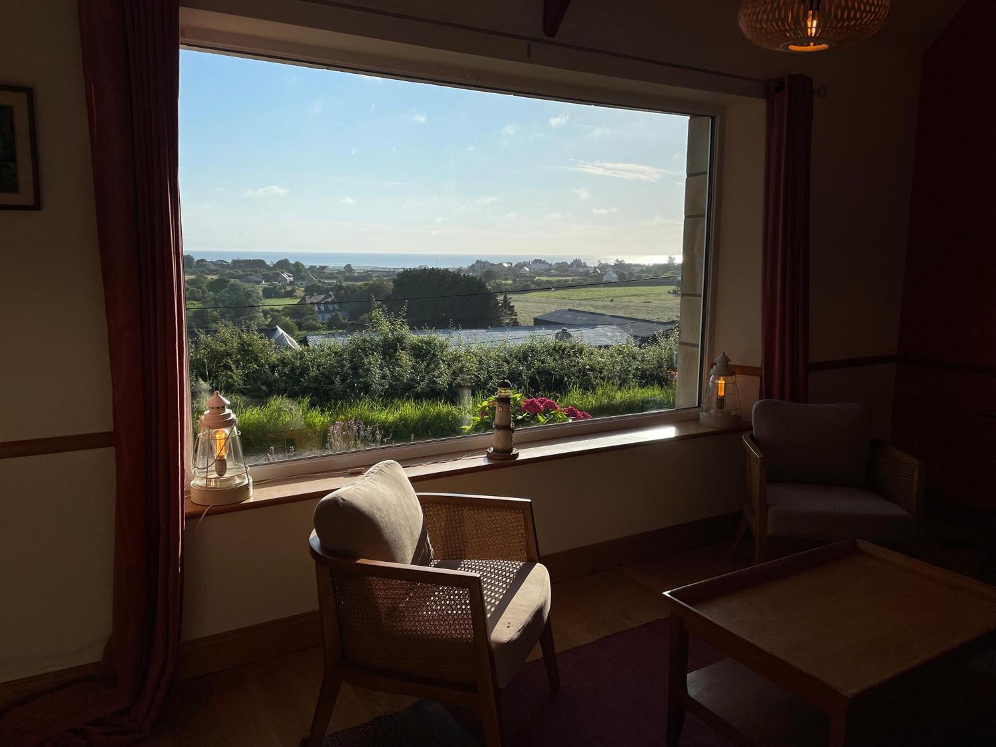 Maison De Charme Vue Sur Mer Pour 6 Pers 퀴네빌 외부 사진