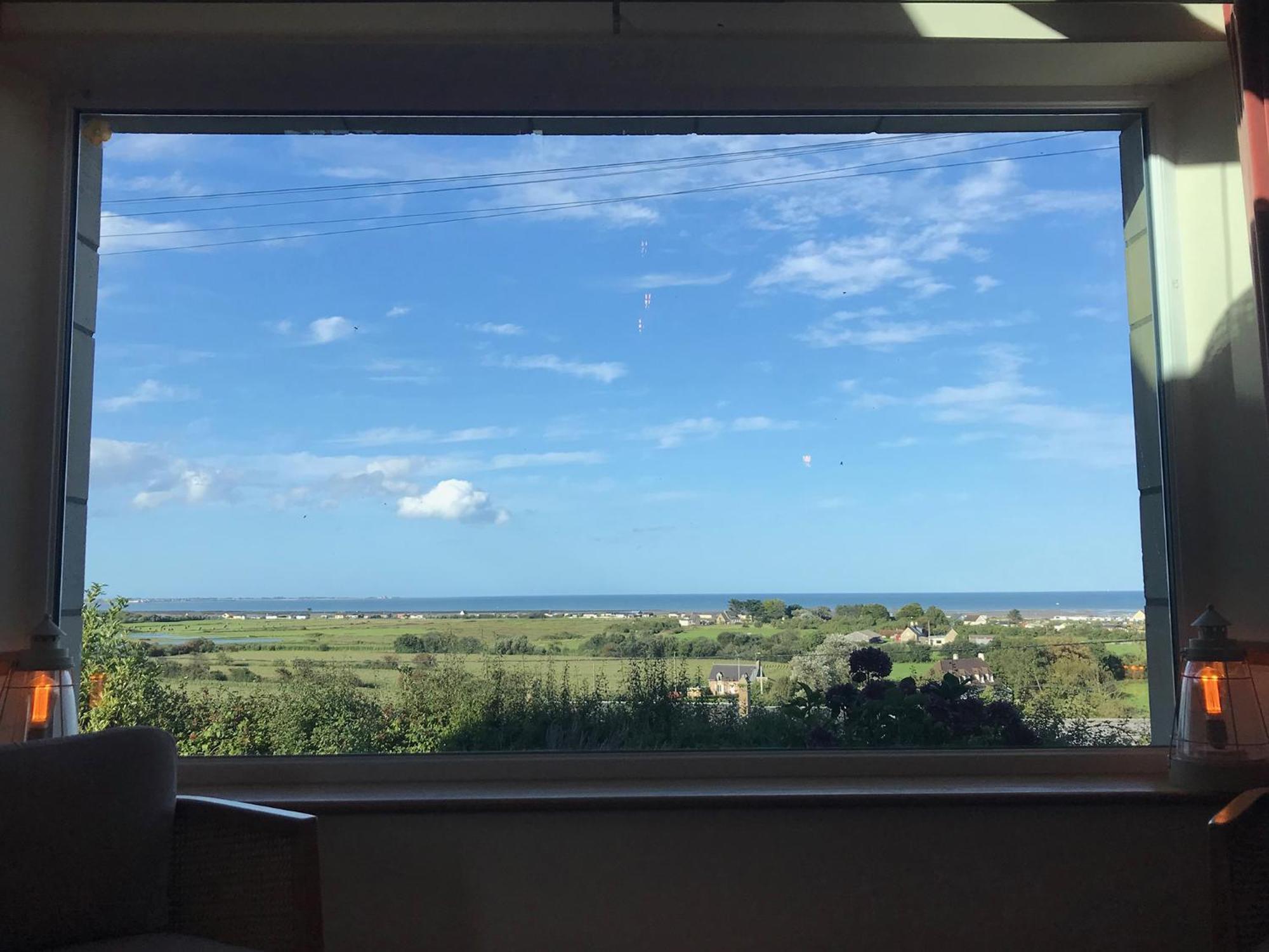 Maison De Charme Vue Sur Mer Pour 6 Pers 퀴네빌 외부 사진