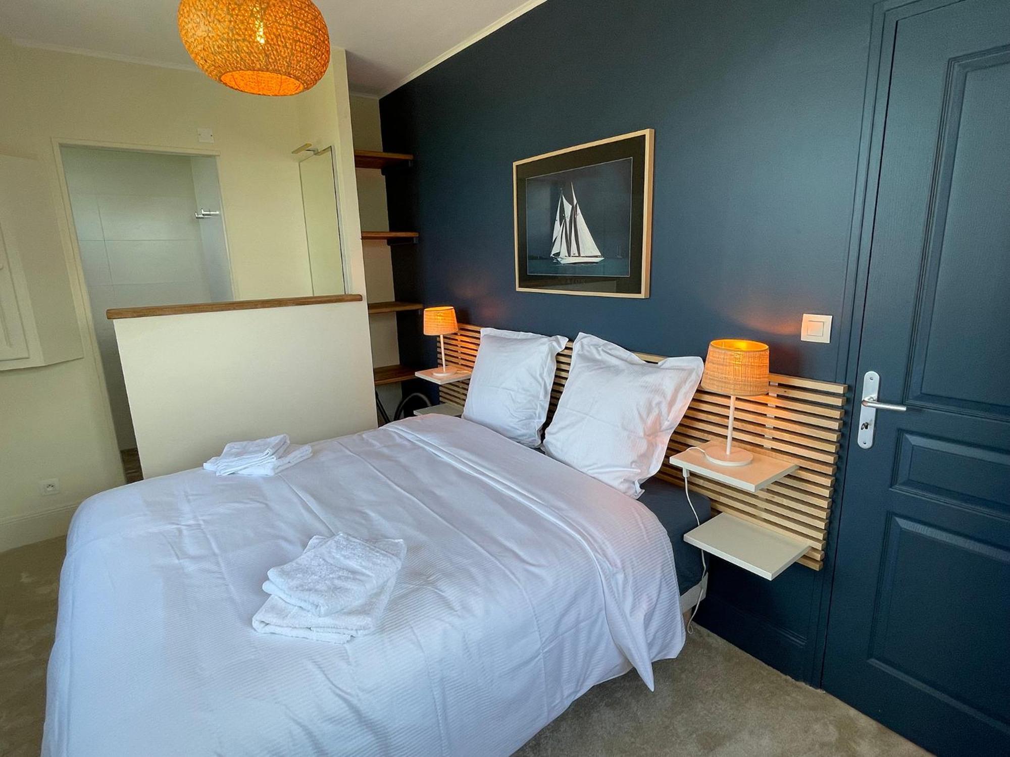Maison De Charme Vue Sur Mer Pour 6 Pers 퀴네빌 외부 사진