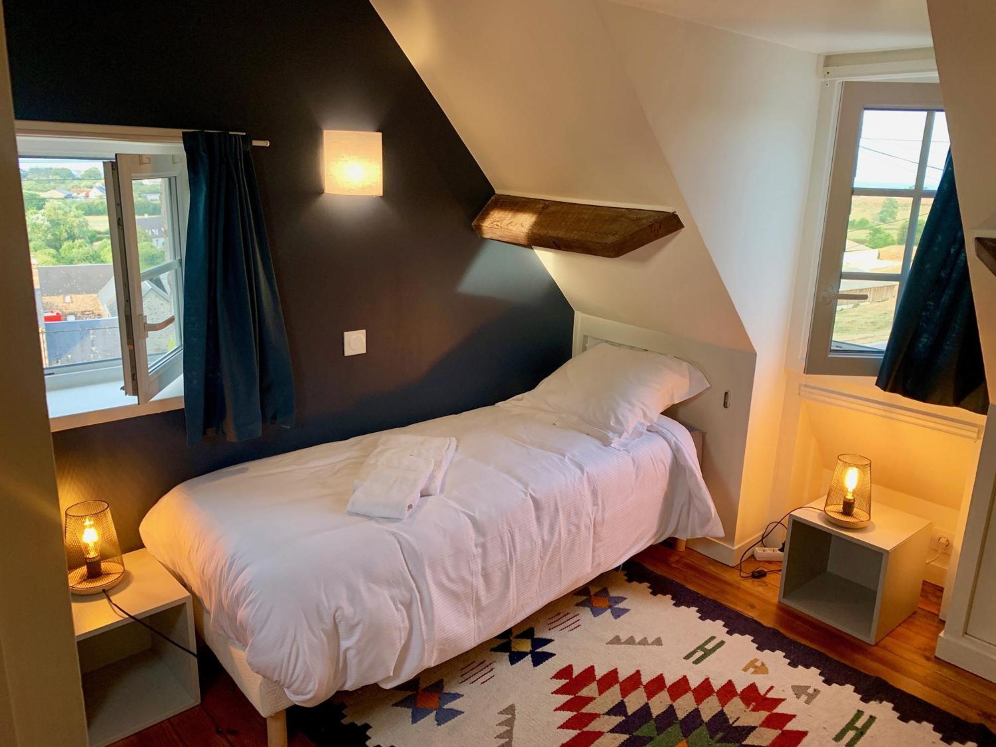 Maison De Charme Vue Sur Mer Pour 6 Pers 퀴네빌 외부 사진